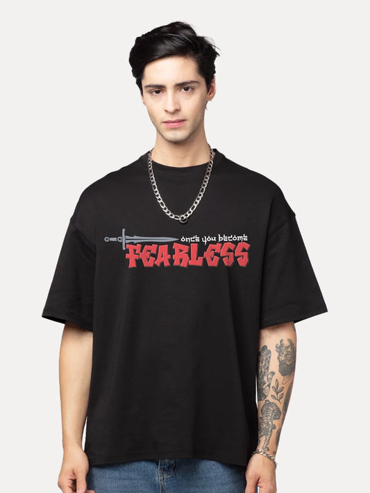 Mens Oversized T Shirt Samurai Warrior Graphic Cotton Tee